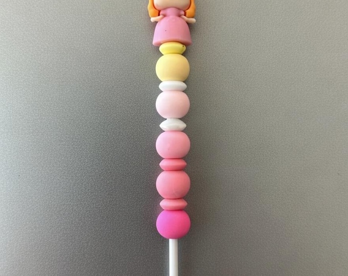 Glinda Silicon Beaded Crochet Hook - Wicked Inspired