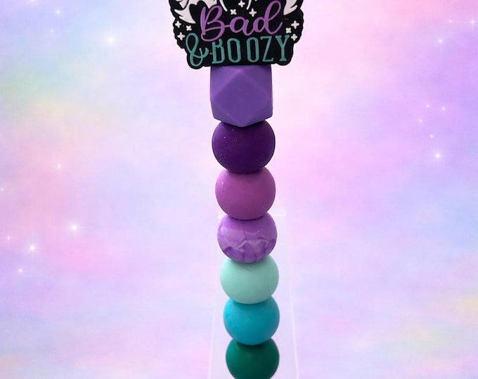 Bad & Boozy Villains Crochet Hook - Maleficent, Evil Queen and Ursula Inspired | Handmade Beaded Hooks