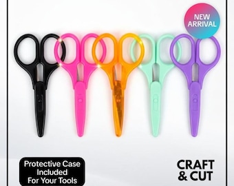 Mini Craft Cutting Tool – Precision Snips with Protective Case (5 Colors)