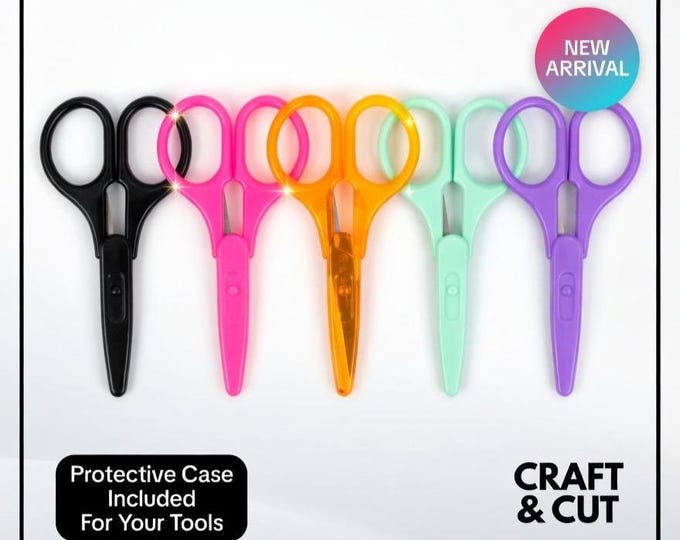 Mini Craft Cutting Tool – Precision Snips with Protective Case (5 Colors)
