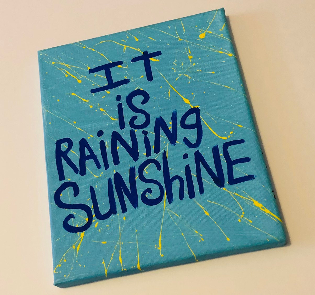 Original WORD Canvas ART Quote Painting Nayarts It is Etsy