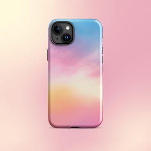 Pastel Cloud Gradient-telefoonhoesje voor iPhone en Samsung - Rainbow Ombre Aura - iPhone 16 Pro Max Samsung S25 S24 Google Pixel en meer