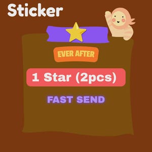 1 Star Sticker (2pcs) Mono Go Bundle Set