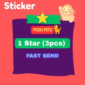 1 Star Sticker (3pcs) Mono Go Bundle Set