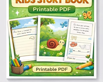 Printable Kids Story Book | Personalized Children’s Story PDF | Fun Reading Activity