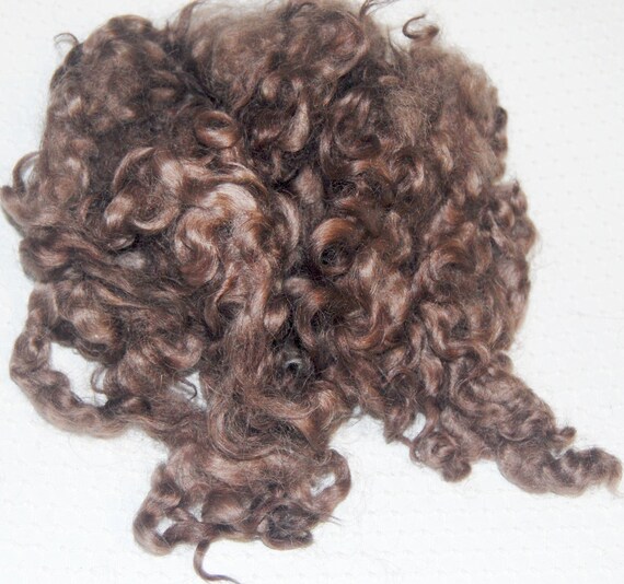 Locks for Spinning Felting Hand Dyed Shades of Mint Green 1 oz. Baby Photo Props Doll Hair Blythe Reroot Cotswold Wool Locks