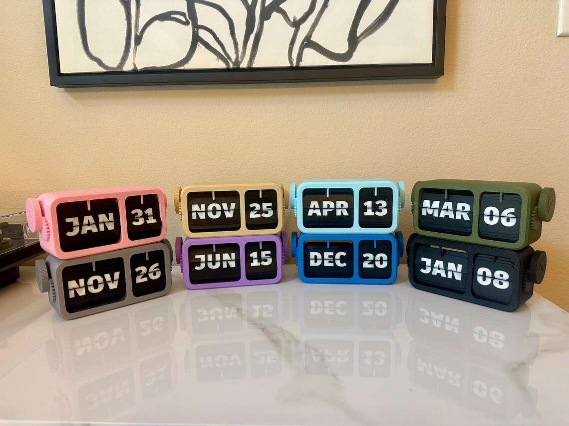 Perpetual Desk Calendar | Desktop Flip Calendar | Perfect Gift Idea ...