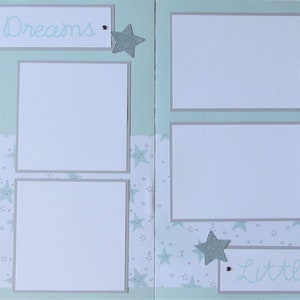 Baby Boy Scrapbook Pages 12x12 Layout SWEET DREAMS Little ONE First Year  Album, 1st Year Layouts, Scrapbooking, Sleeping, Napping 