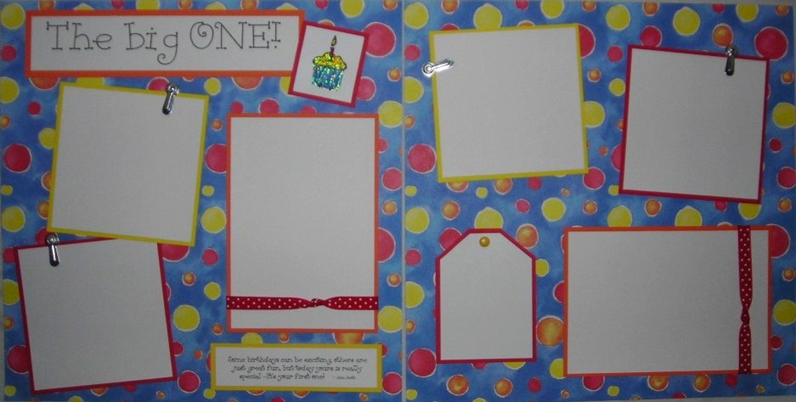 20 BABY BOY Scrapbook Pages for 12x12 FiRsT YeAr ALbUm Etsy