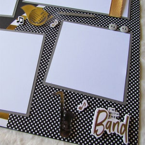 BAND 12x12 Scrapbook Pages - Music Layout - Marching Band, High School ...