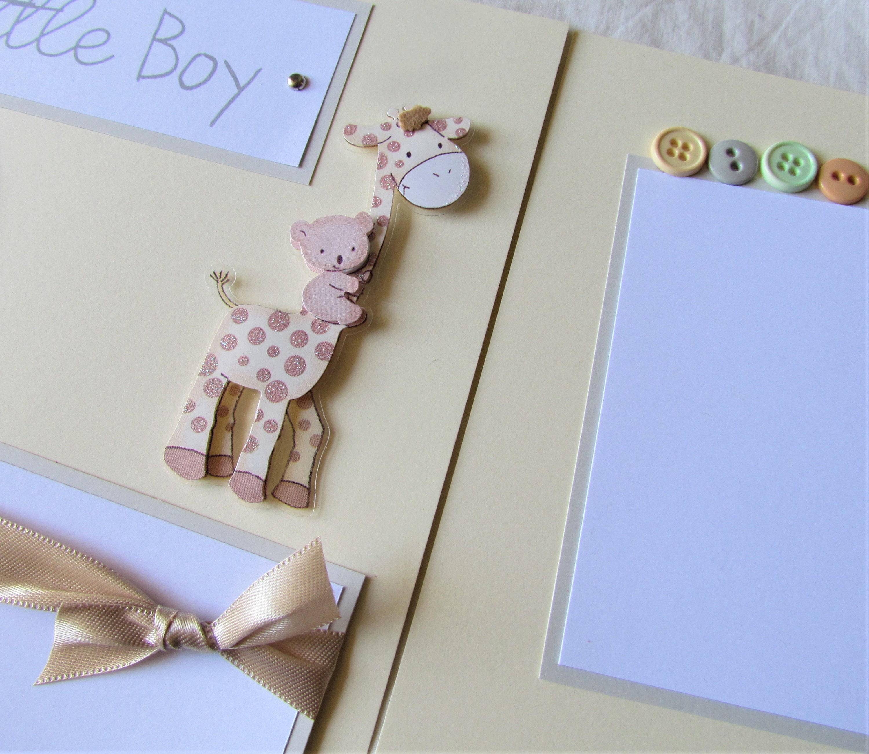 Baby Boy Premade 12x12 Scrapbook Pages - PRECIOUS LITTLE BOY - Baby ...