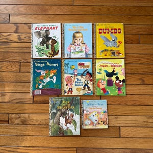Vintage Golden Books - Your Choice - Great Titles from 1940s to 2010s - For Collecting, Gifting, Junk Journals