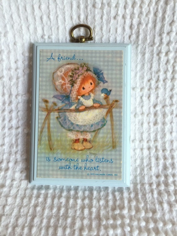 Vintage Hallmark Friendship Wall Plaque Friendship Quote Etsy