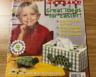 Plastic Canvas Crafts Magazine April 2000