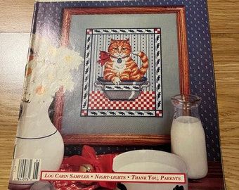 Cross stitch Cross Quick Vintage Project Pattern Magazine 1989