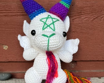 Baphomet Crochet Amigurumi Stuffie