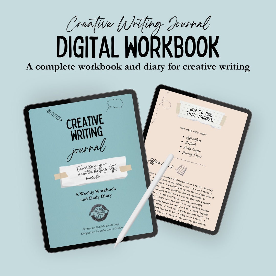 Digital Workbook - the Creative Writing Journal, A Weekly Workbook and ...