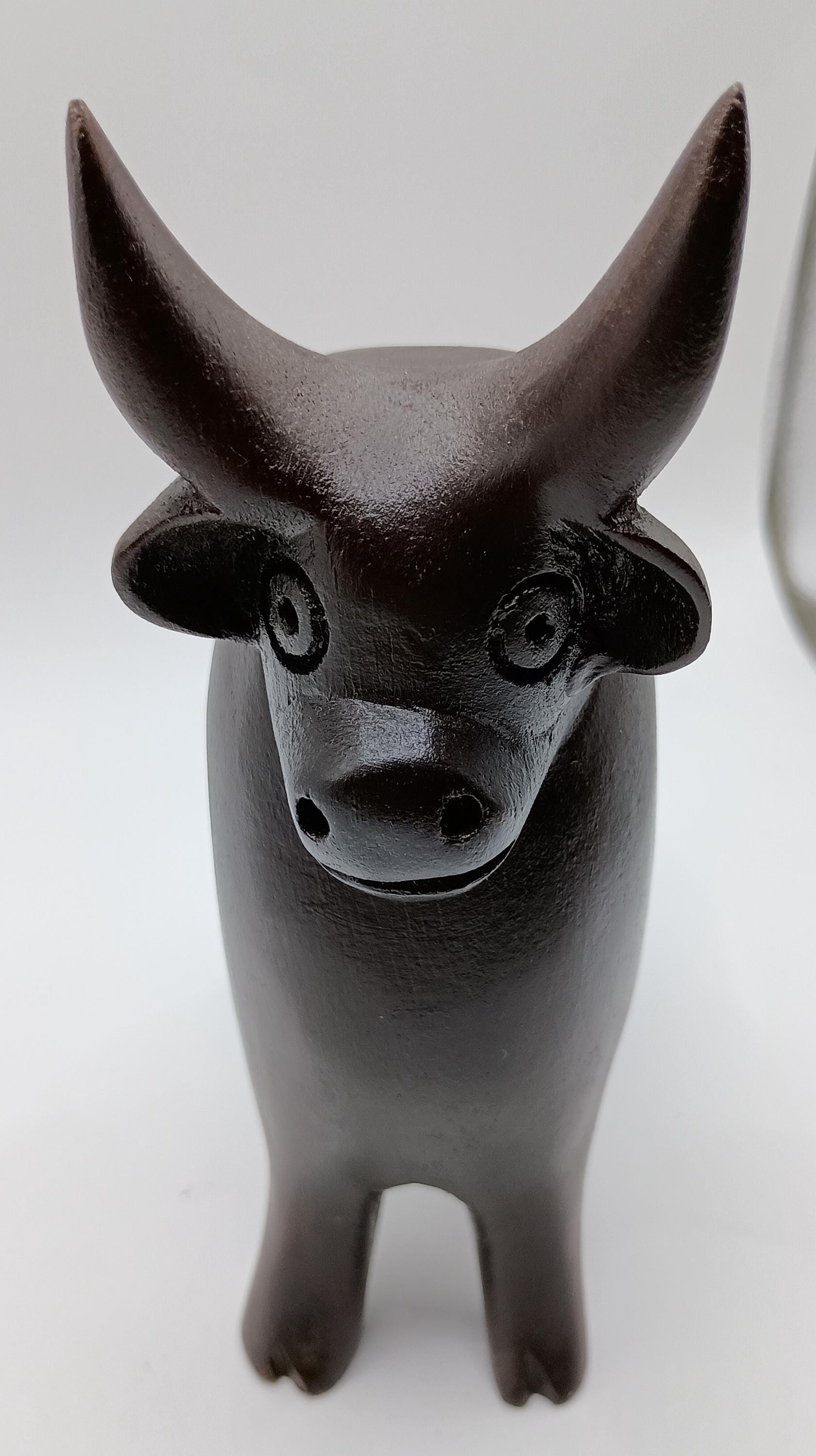 陶器製 ＜TORITO DE PUCARA＞ アンティーク品置物 Torito De Pucara