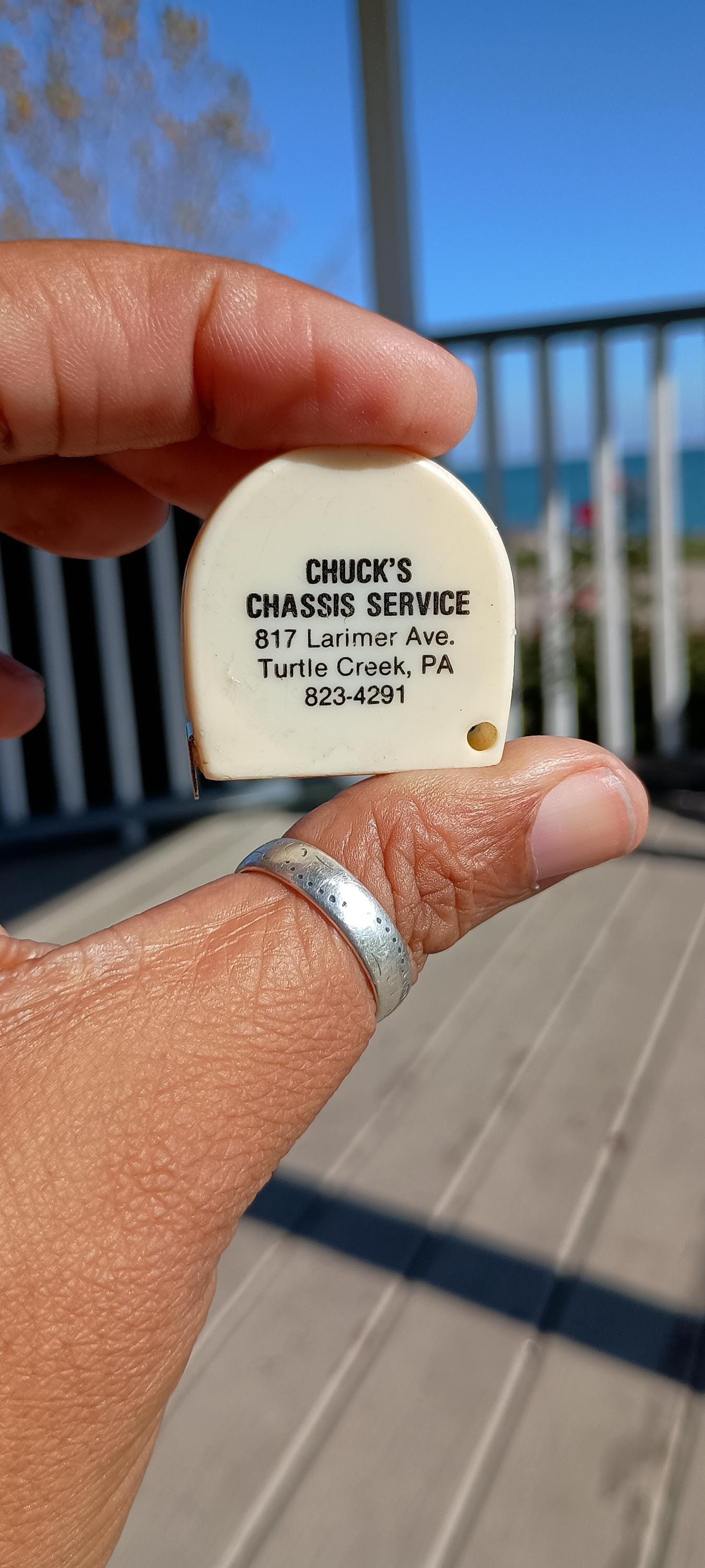 Chuck's Chassis Service Keychain Measuring Tape. - Etsy