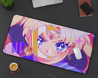 Sailor Moon Desk Mat - Magical Gaming Accessories, Office Décor, Anime Merchandise, Cosplay Gifts, Anime Fan Essentials