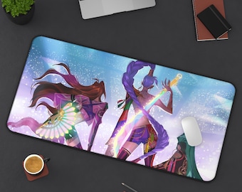 Anime-Inspired Desk Mat, Gaming Mouse Pad, Desk Accessory, Office Decor, Gifts for Gamers, Teen Room Decor, k-pop demon Huntrix