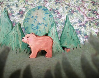 Forest animal toy | Etsy