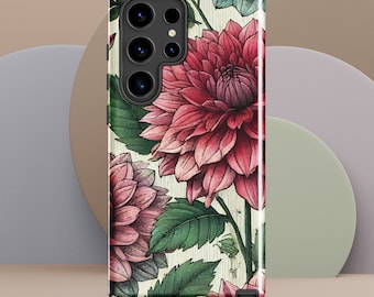 Funda resistente para teléfonos Samsung® (S20-S24) - Delightful Dahlia