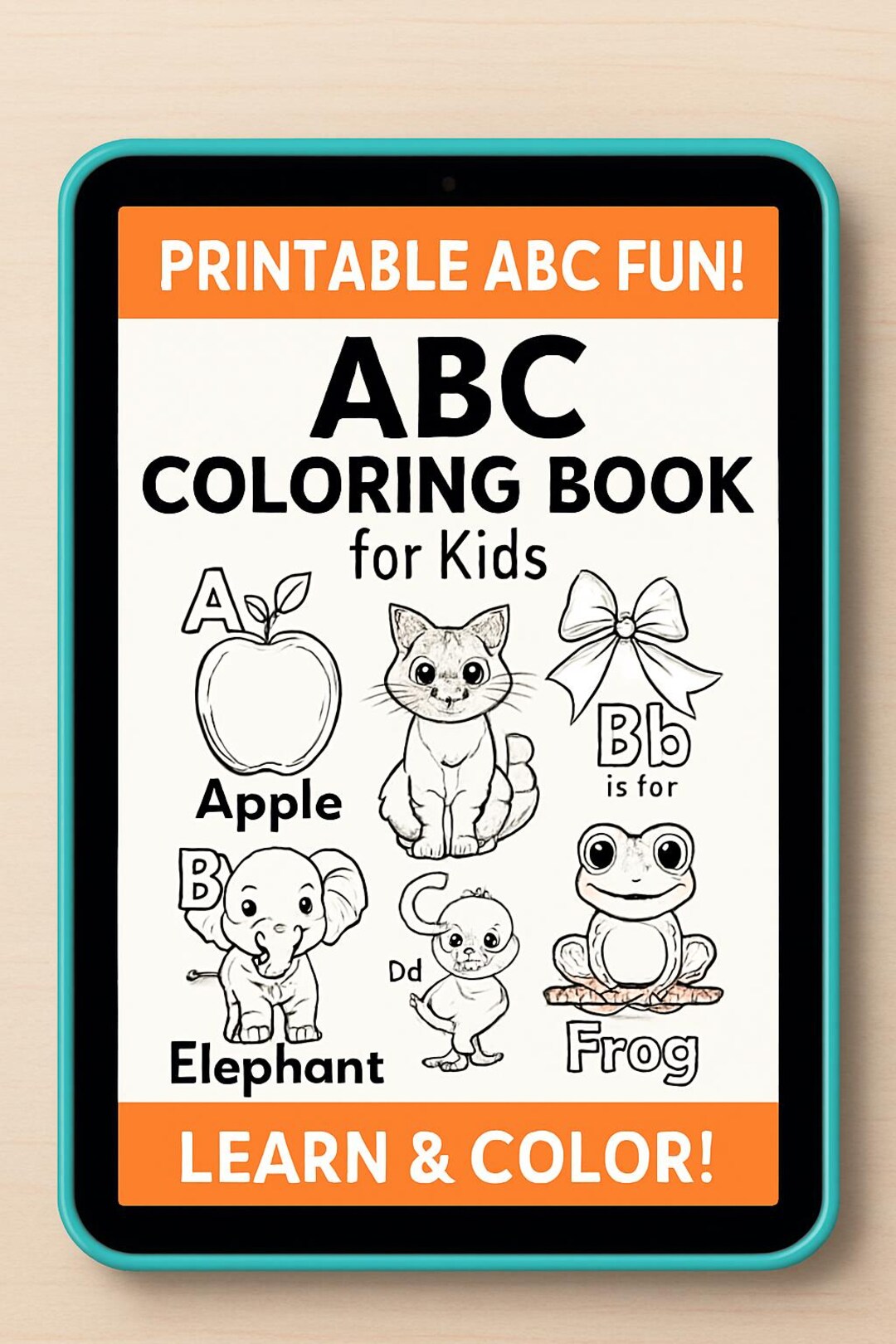 ABC Coloring Book for Kids | Fun Alphabet Learning | Coloring Pages for ...