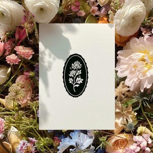 Lot de cartes d'anniversaire fleur de naissance à imprimer | Carte à téléchargement immédiat | Carte de téléchargement numérique vintage esthétique | Cartes Fleur de Naissance