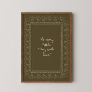 Vintage Lace Wall Art | Christian Encouragement Decor | Cottagecore Printable | Inspirational Quote Download