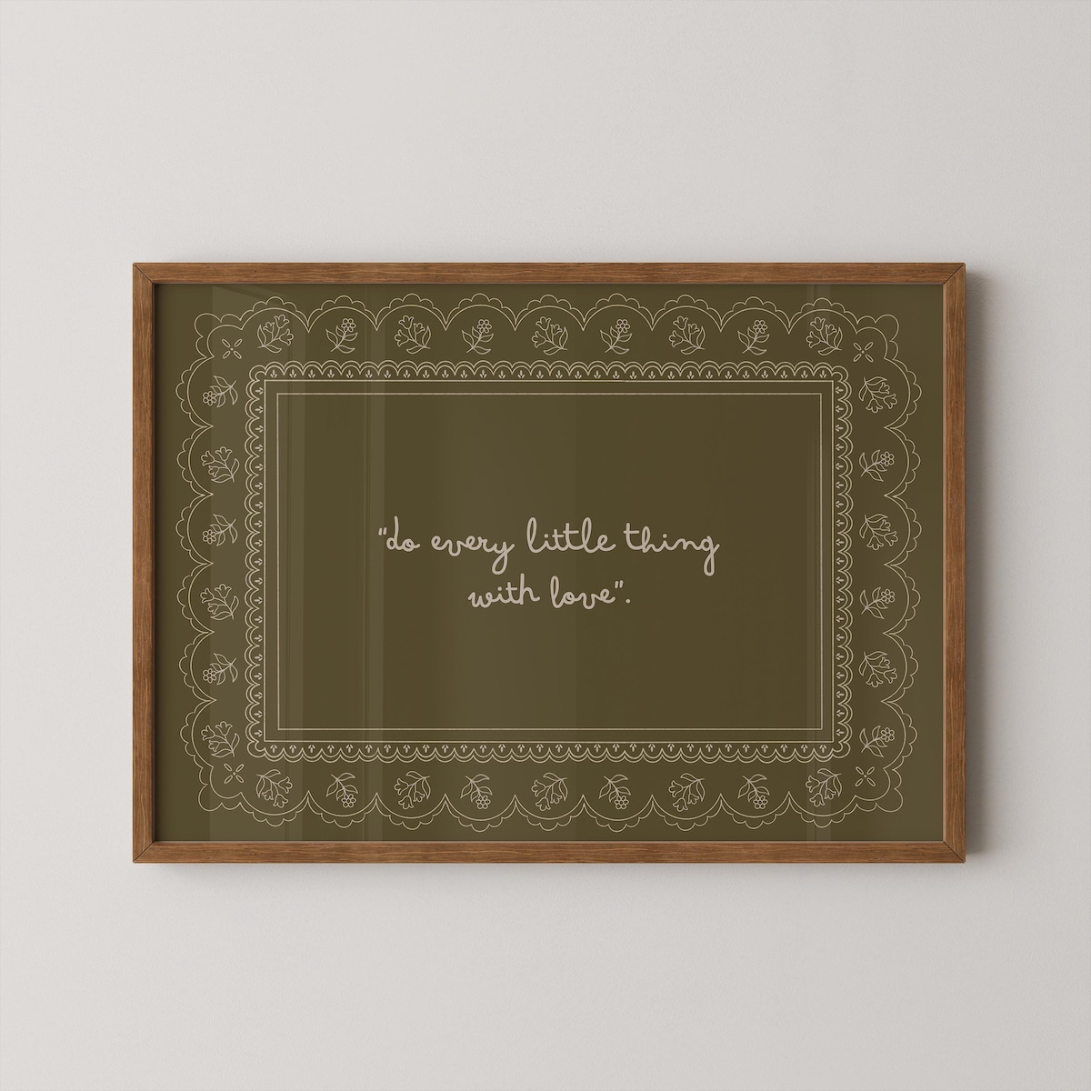 Do Every Little Thing With Love Christian Wall Art | Vintage Faith Quote Printable - Etsy