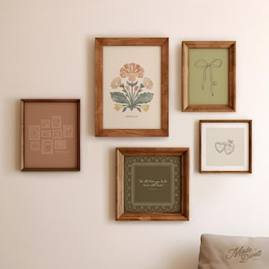 Vintage Christian Gallery Wall Art Set: Scripture Prints, Christian Home Decor Gift (Digital Download)