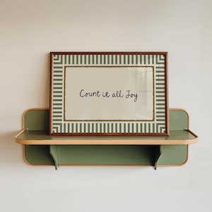 Vintage Artwork Christian Wall Art, Count It All Joy Scripture Print, Heirloom Faith Decor, Digital Download