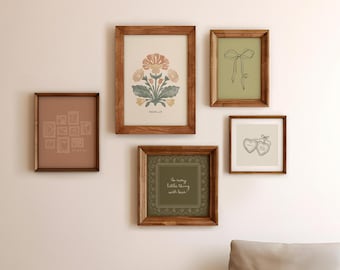 Vintage Christian Gallery Wall Set | Scripture Art Prints | Faith Home Decor | Digital Download