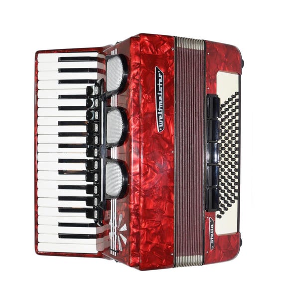 Weltmeister Stella 96-bass Accordion, Four-voice - Etsy