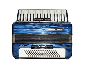 weltmeister アコーディオン 赤 37鍵 48ボタン Vintage Weltmeister Stella | Red Piano Accordion 37 Key 96 Bass