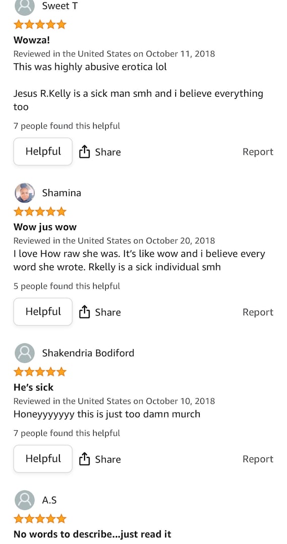 Sex Me…Confessions of Daddy’s little  freak  by Anonymous victim of R Kelly   (Digital EBOOK)