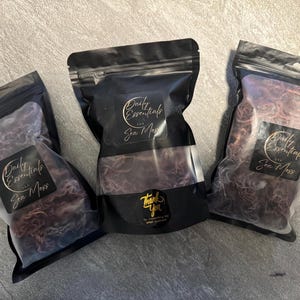 Raw organic St Lucian Purple Sea Moss