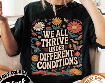 Comfort Colors Neurodiversity Shirt, Special Education Teacher Shirt, Neurodiversity Shirt for BCBA Gift,Mental Health Gift for SPED Teacher