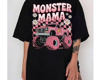 Monster Truck Mom Comfort Shirt, Monster Truck Are My Jam Shirt, Truck Lover Tee, Birthday Shirt, Gift For Mom, Mother's Day Gift