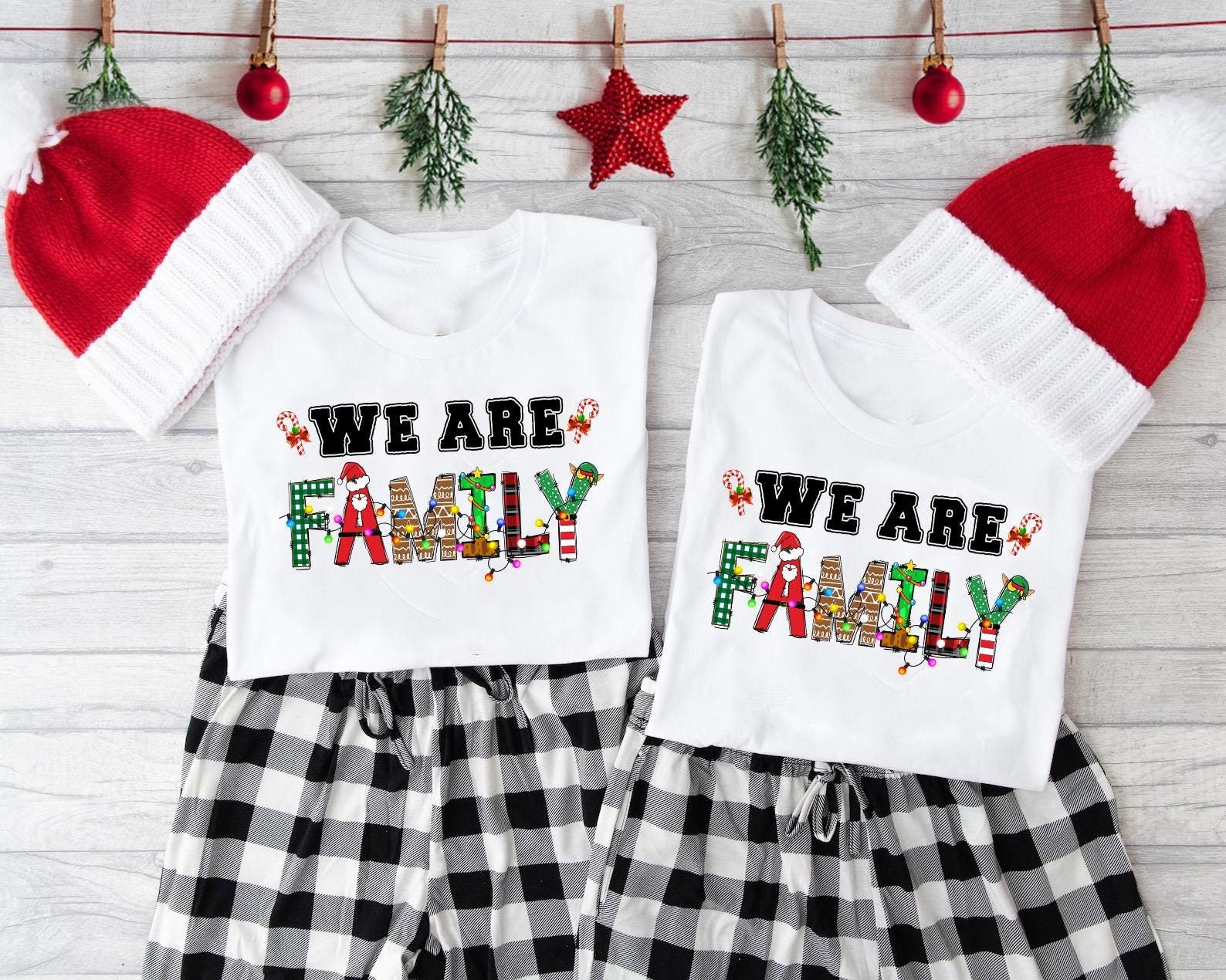We are family matching pajamas hotsell