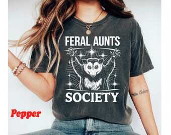 Pregnancy Reveal to Sister Auntie Shirt Opossum Shirt Feral Aunt Shirt Pregnancy Reveal to Family Weirdcore Clothing Baby Announcement