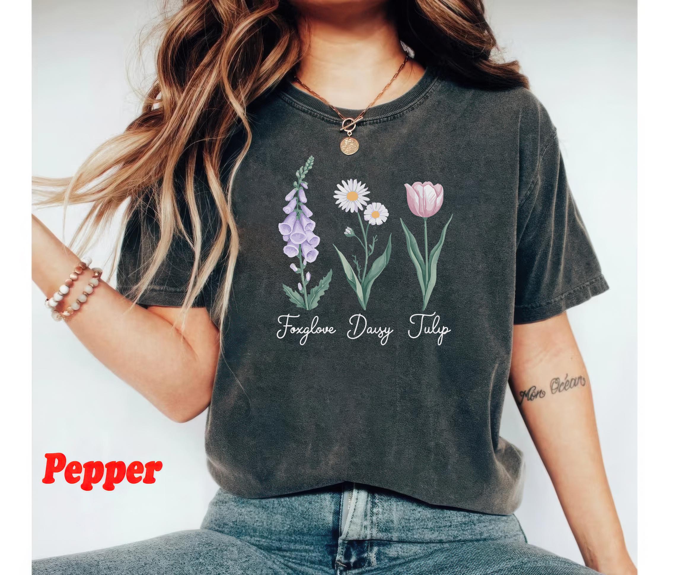Comfort Colors® Foxglove Daisy Tulip Shirt, FDT Shirt, Funny Anti