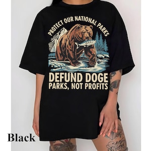 Protect Our National Parks Shirt, Resist Anti Trump Unisex Comfort Colors® Tee, Bear National Parks Support Tee, Subtle Anti Trump T-Shirt