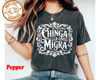 Anti ICE Tee, Abolish ICE Shirt, Chinga La Migra Shirt, Anti Deportations, Fdt Maga, Mexican Pride, Mexican Folkart, Liberal Protest Shirt
