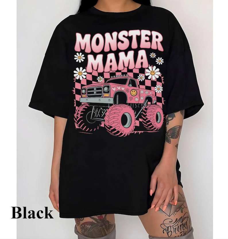 Truck Lover Tee, Birthday Shirt, Mother's Day Gift, Monster Truck Mom, Comfort Shirt, Gift For Women, Monster Truck  Shirt, Gift for Her, Mother's Day Shirt, Truck Mom, Gift for Mama, Mom Shirt, Gift for Mom