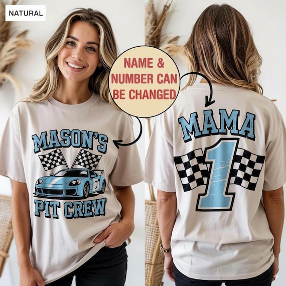 Race Car Birthday Family Matching Shirts, Two Fast Birthday Tshirts, Fast One Birthday, Pit Crew Mama Dada Sweatshirt, 2 Fast Boy Birthday