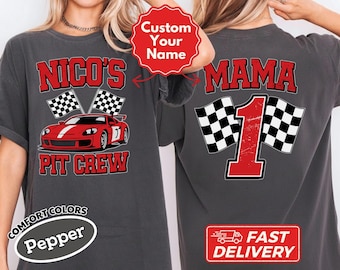 Race Car Birthday Family Matching Shirts, Two Fast Birthday Tshirts, Fast One Birthday, Pit Crew Mama Dada Sweatshirt, 2 Fast Boy Birthday