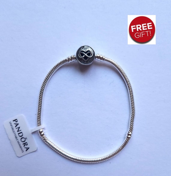 Pandora Moments Heart Infinity Clasp Snake Chain Bracelet, Best