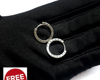 New Silver 925 Pave Heart Hoop Earrings, Gift for Her, Charm Pendants, Free Gift, Free Pandora Envelope or Box
